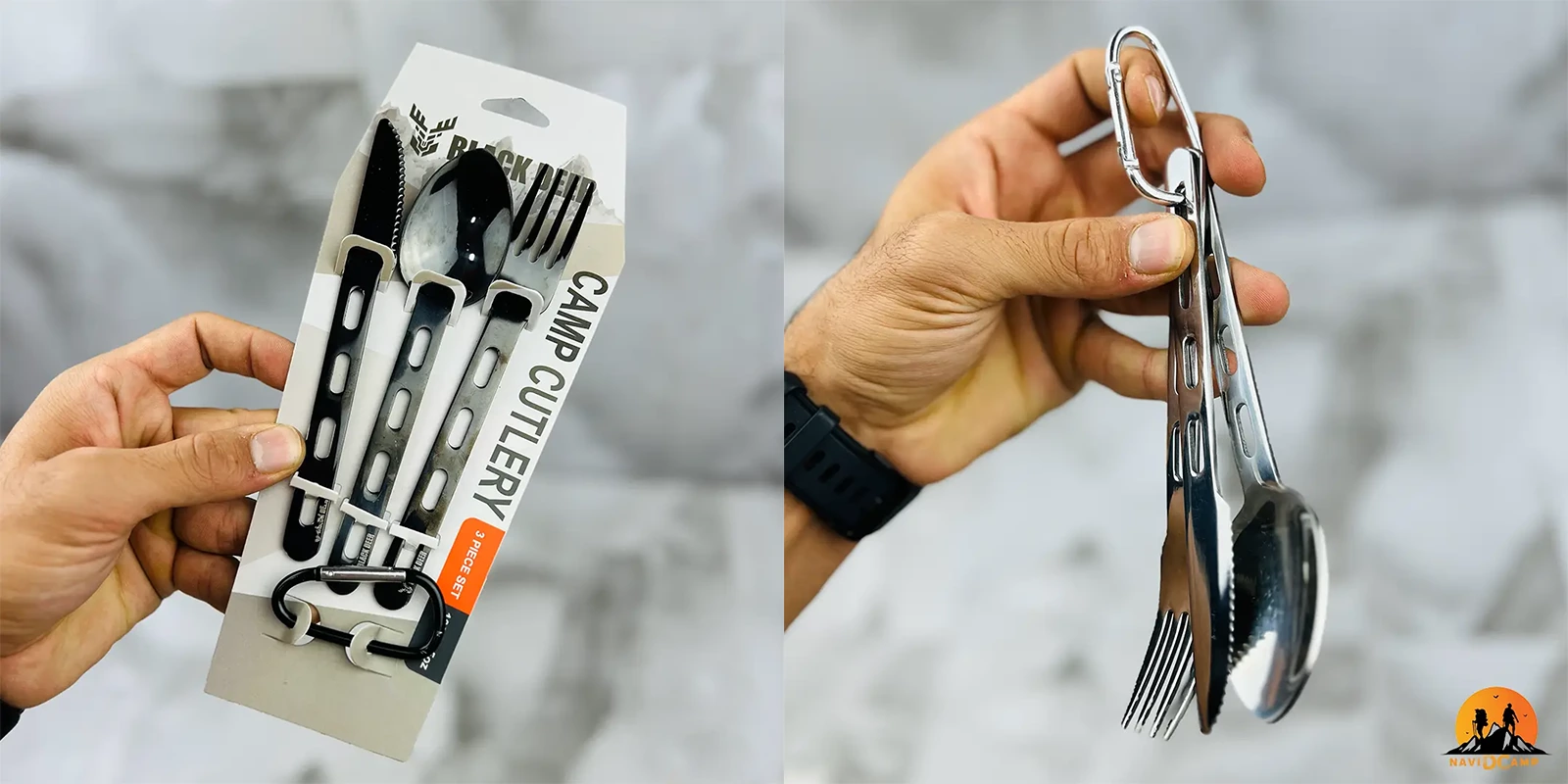 ست قاشق، چنگال و کارد استیل بلک دیر