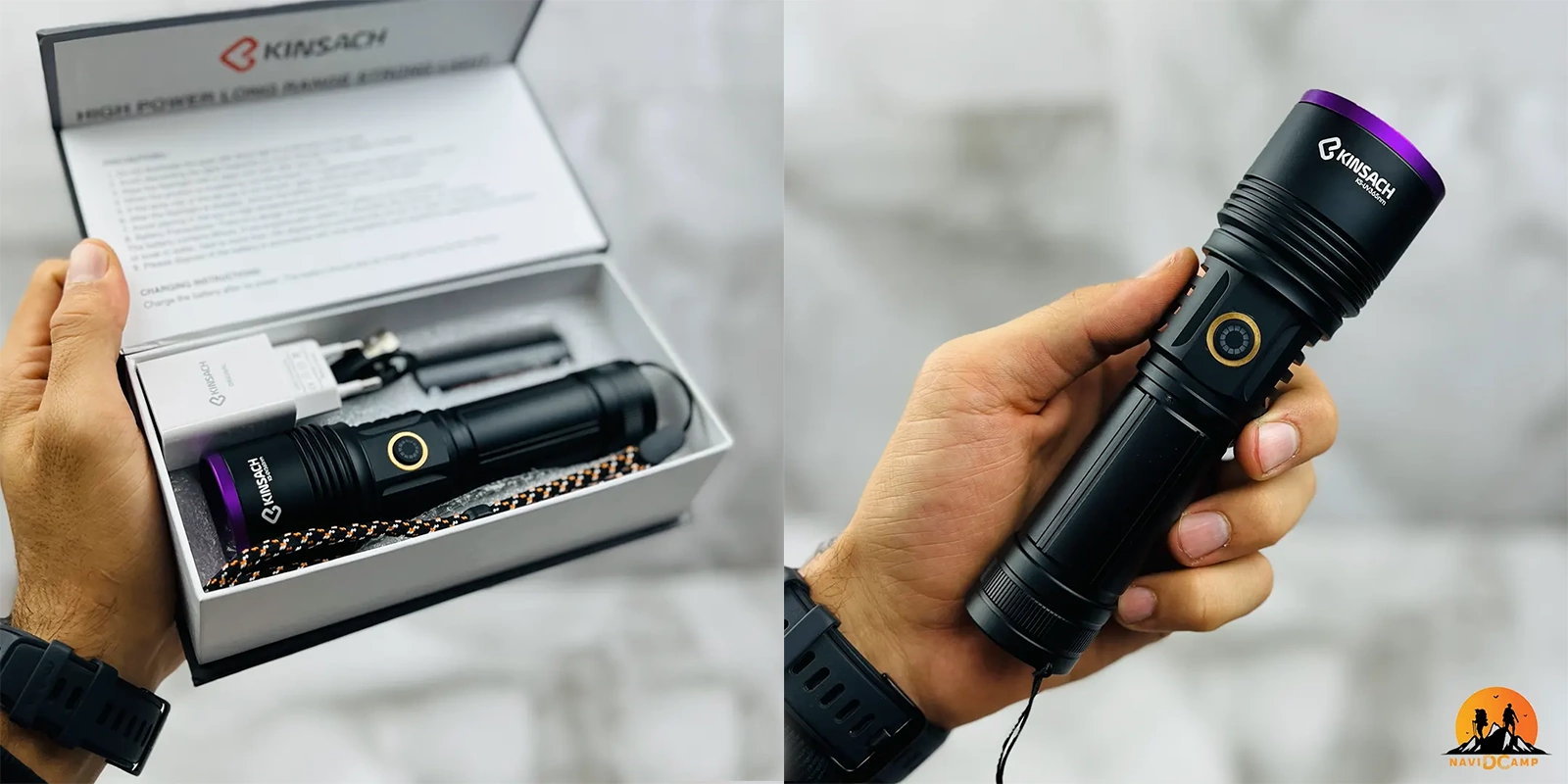 چراغ قوه یووی UV کینساچ مدل KS-UV365nm