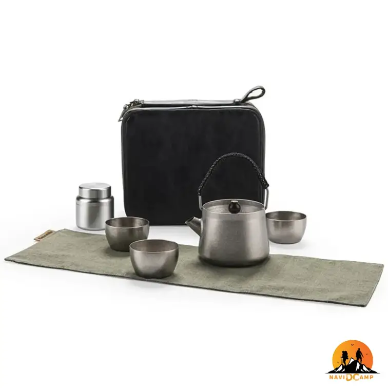  ویژگی‌های برجسته ست چای قهوه تیتانیوم نیچرهایک مدل NH20CJ007: