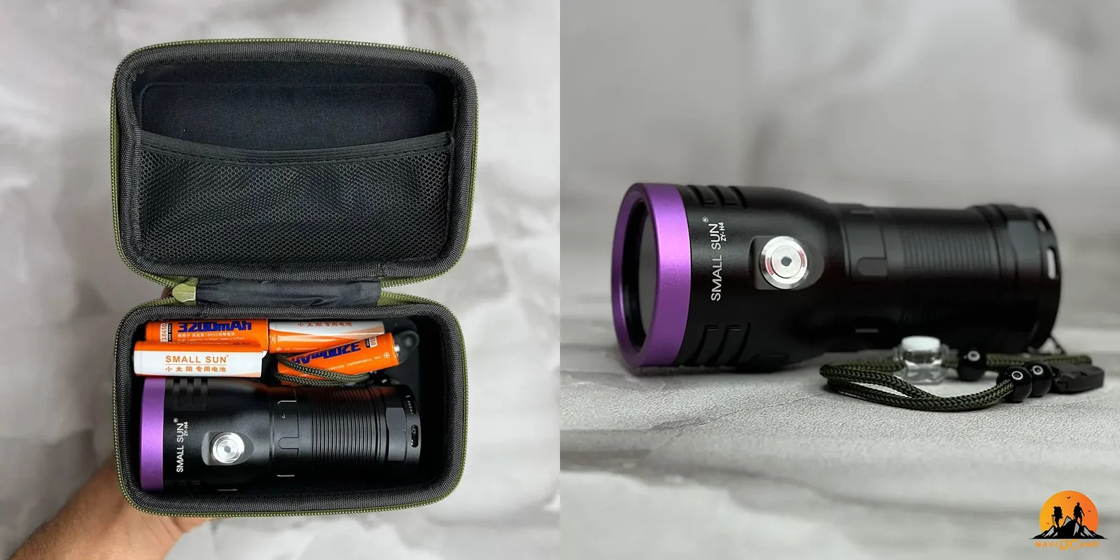 چراغ قوه یووی UV اسمال سان مدل ZY-H4