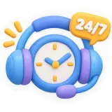 پشتیبانی 24 ساعته
