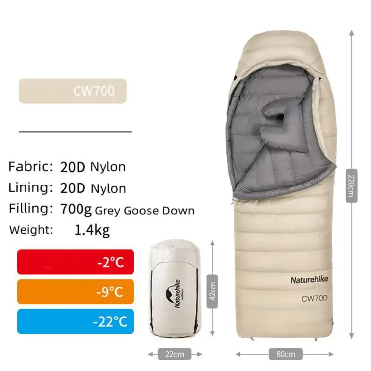 کیسه خواب نیچرهایک مدل CW700 NH22YD001