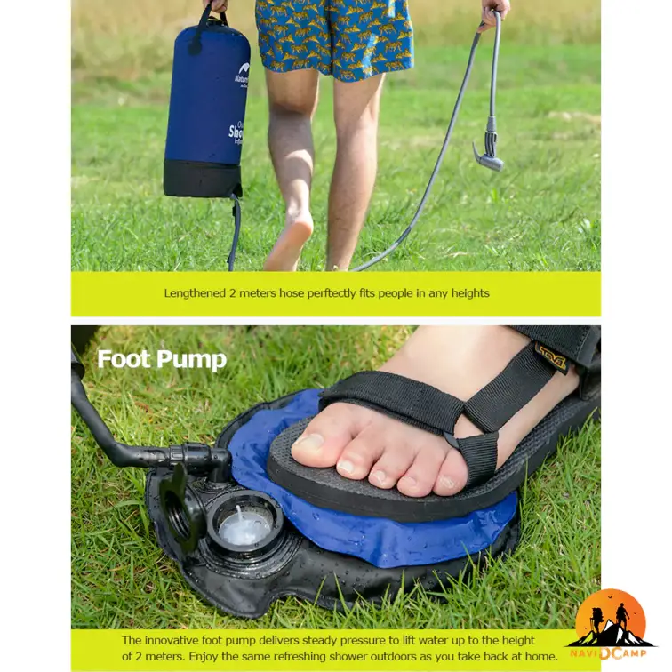 دوش سفری نیچرهایک PW1027 مدل NH17L101-D