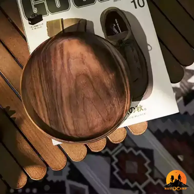 بشقاب چوب گردو نیچرهایک مدل NH21SJ005