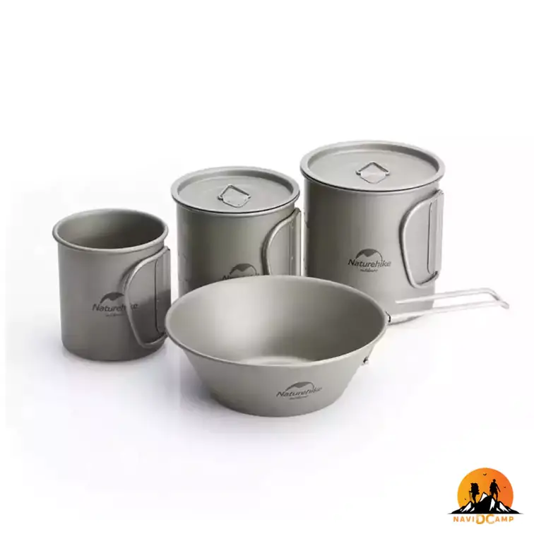 لیوان و کاسه تیتانیومی نیچرهایک مدل NH20CJ00520