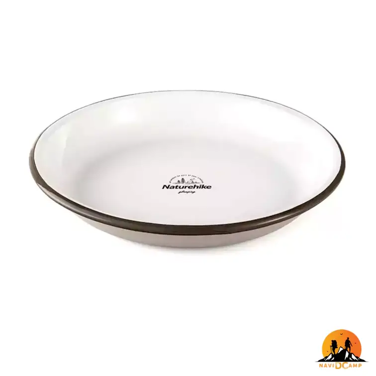 بشقاب کمپینگ لعابی نیچرهایک مدل NH20SJ030