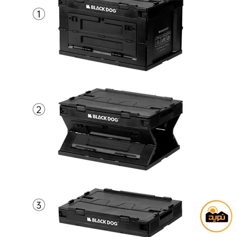 جعبه وسایل تاشو 50 لیتر بلک داگ مدل CBD2450XB014