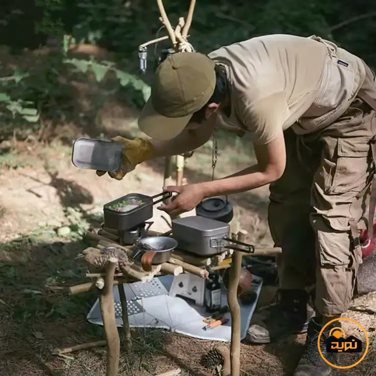 ظرف غذا تیتانیومی نیچرهایک مدل CNH22CJ010