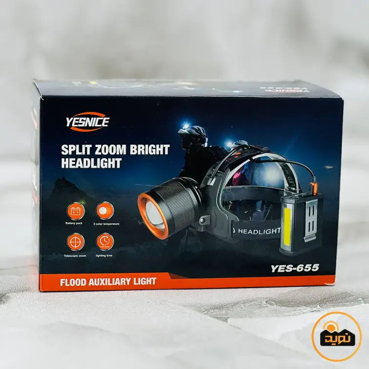 چراغ پیشانی زینگارو مدل YES-655