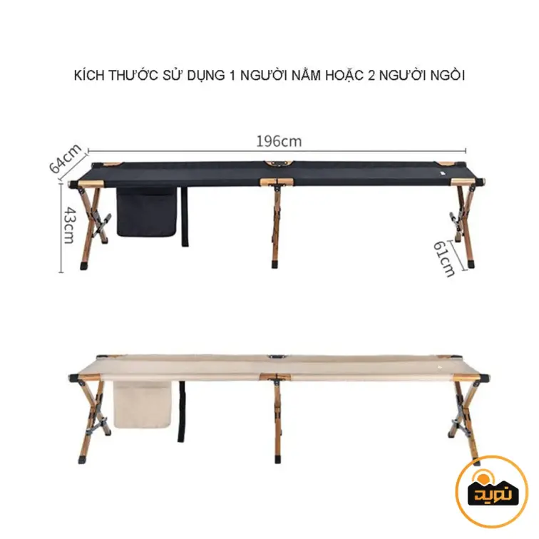 تخت تاشو XJC03 نیچرهایک مدل NH19X003-C