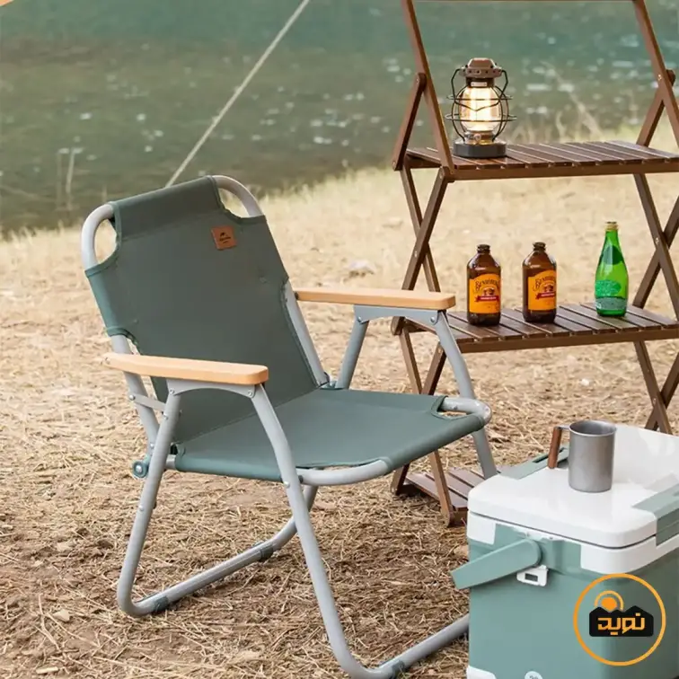 صندلی تاشو مربعی آلومینیومی قابل حمل نیچرهایک مدل CNH22JU030