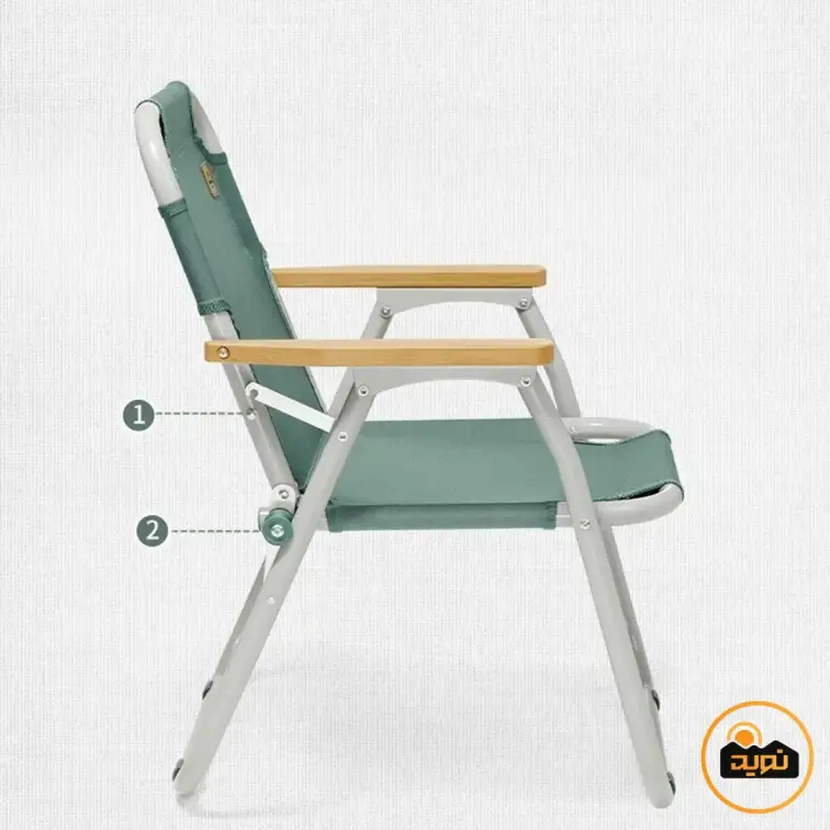 صندلی تاشو مربعی آلومینیومی قابل حمل نیچرهایک مدل CNH22JU030