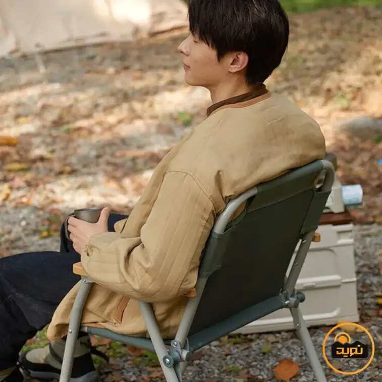 صندلی تاشو مربعی آلومینیومی قابل حمل نیچرهایک مدل CNH22JU030