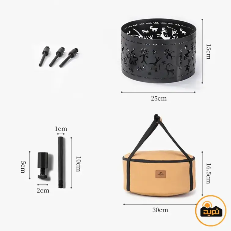 آتش دان نیچرهایک مدل NH21JJ102