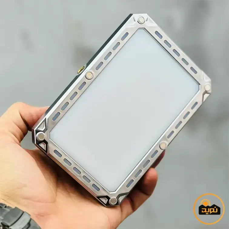 پروژکتور شارژی به همراه پنل RGB مدل W8138-5