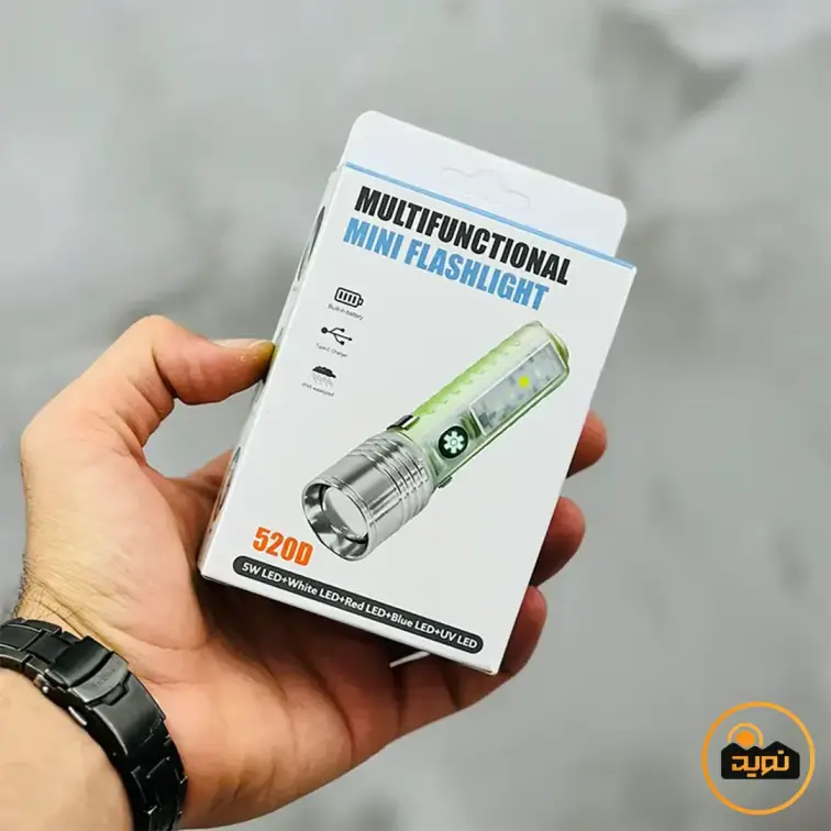 چراغ قوه چند منظوره زوم دار مدل 520D