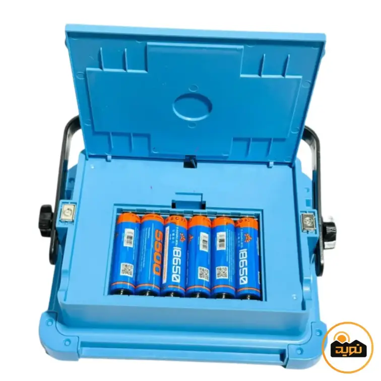 چراغ پروژکتور شارژی خورشیدی زینگارو مدل KM-731