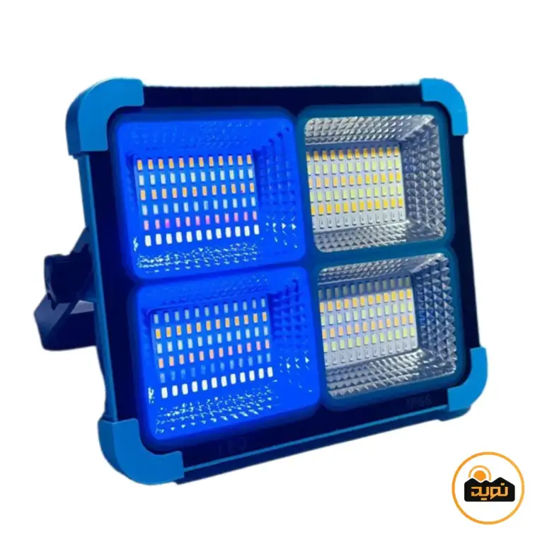 چراغ پروژکتور شارژی خورشیدی زینگارو مدل KM-731