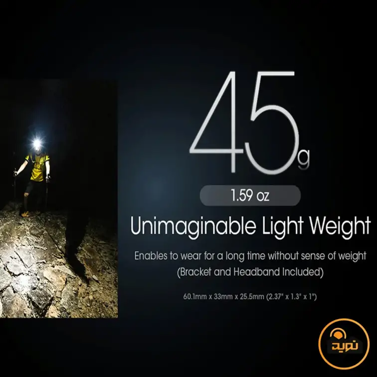 چراغ پیشانی نایتکر مدل NU25 UL