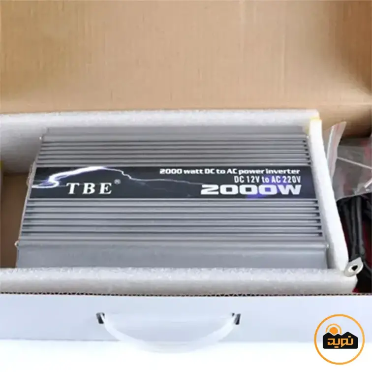 اینورتر، مبدل برق خودرو 12 ولت 2000 وات TBE به برق شهر 220 ولت