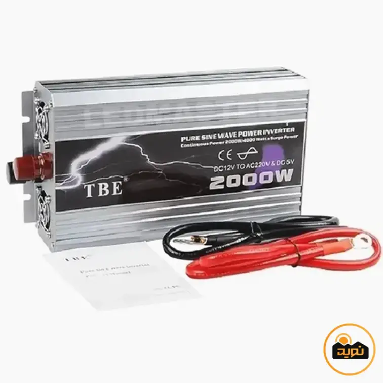 اینورتر، مبدل برق خودرو 12 ولت 2000 وات TBE به برق شهر 220 ولت
