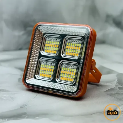 چراغ پروژکتور شارژی خورشیدی اسمال سان مدل ZY-D6