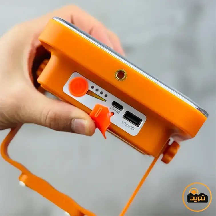 چراغ پروژکتور شارژی خورشیدی اسمال سان مدل ZY-D6