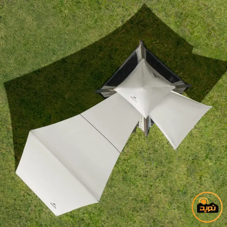 چادر بادی سه نفره با سایبان نیچرهایک مدل CNK2550WS017
