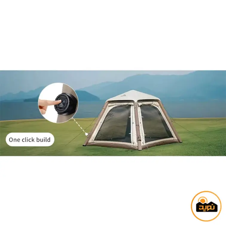 چادر بادی سه نفره با سایبان نیچرهایک مدل CNK2550WS017