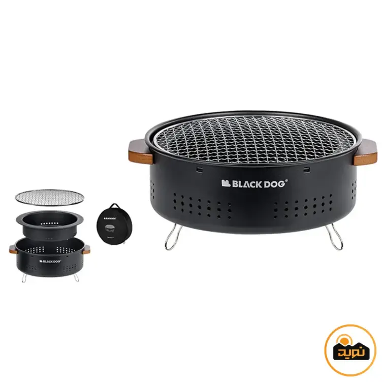 باربیکیو گرد زغالی رومیزی بلک داگ مدل CBD2450CF010