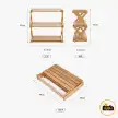 قفسه رومیزی سه‌ طبقه تاشو نیچرهایک مدل CNH22JU002