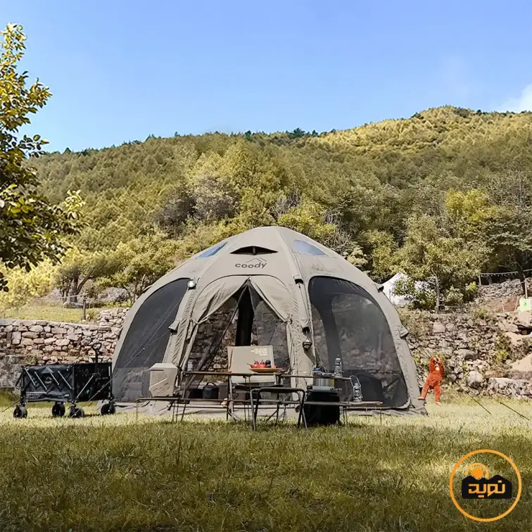 چادر بادی گنبدی 2-4 نفره Coody مدل dome