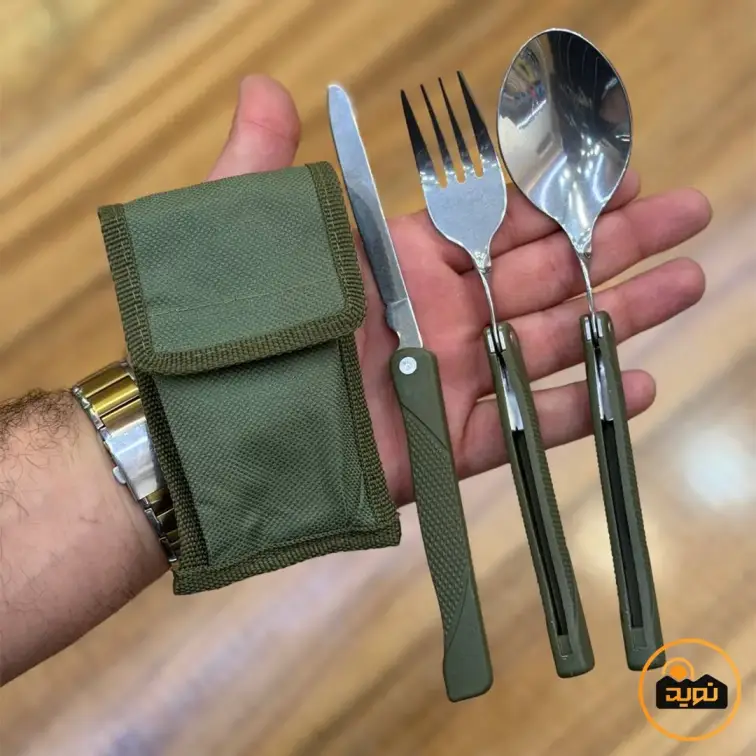 ست قاشق، چنگال و کارد مسافرتی