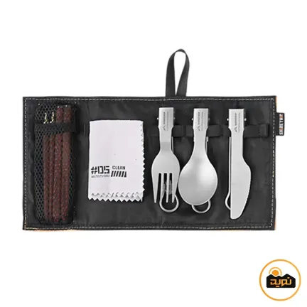 ست قاشق، چنگال، چاقو و چاپستیک تیتانیومی شاین تریپ مدل A589
