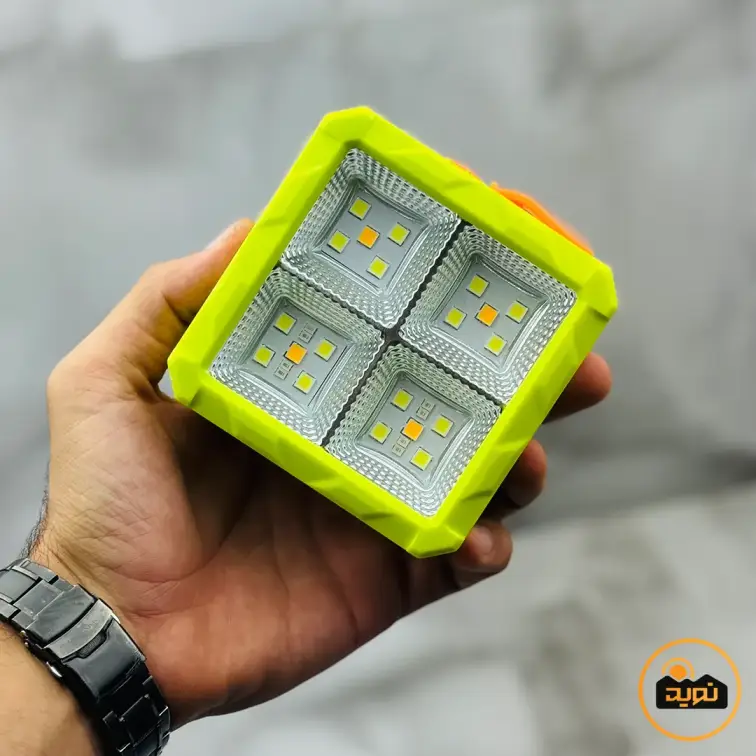 پروژکتور شارژی خورشیدی 100 وات جی بی ال GBL