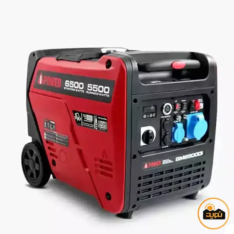موتور برق سایلنت بنزینی 6500 وات آی پاور مدل SM6500Di