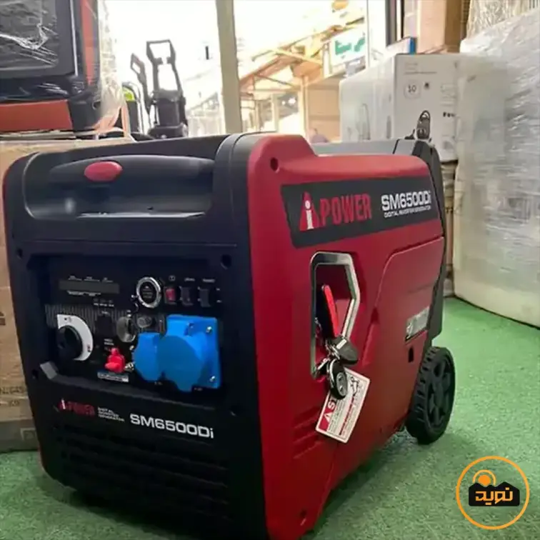 موتور برق سایلنت بنزینی 6500 وات آی پاور مدل SM6500Di
