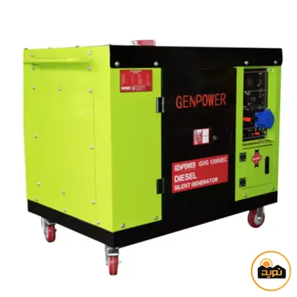 موتور برق دیزلی 12000 وات جن پاور مدل GDG12000EC