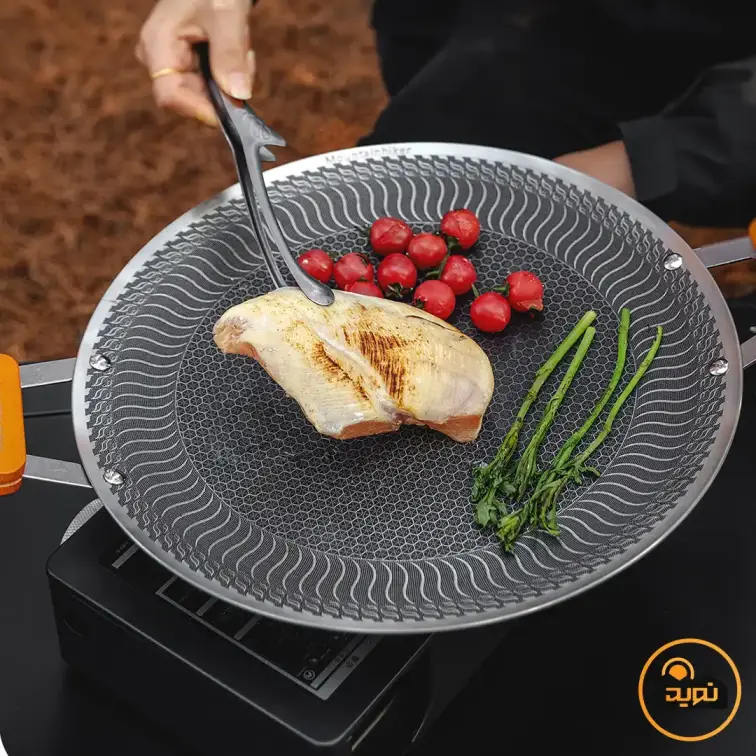ماهیتابه فولاد ضد زنگ ماونتین هایکر مدل SZK851