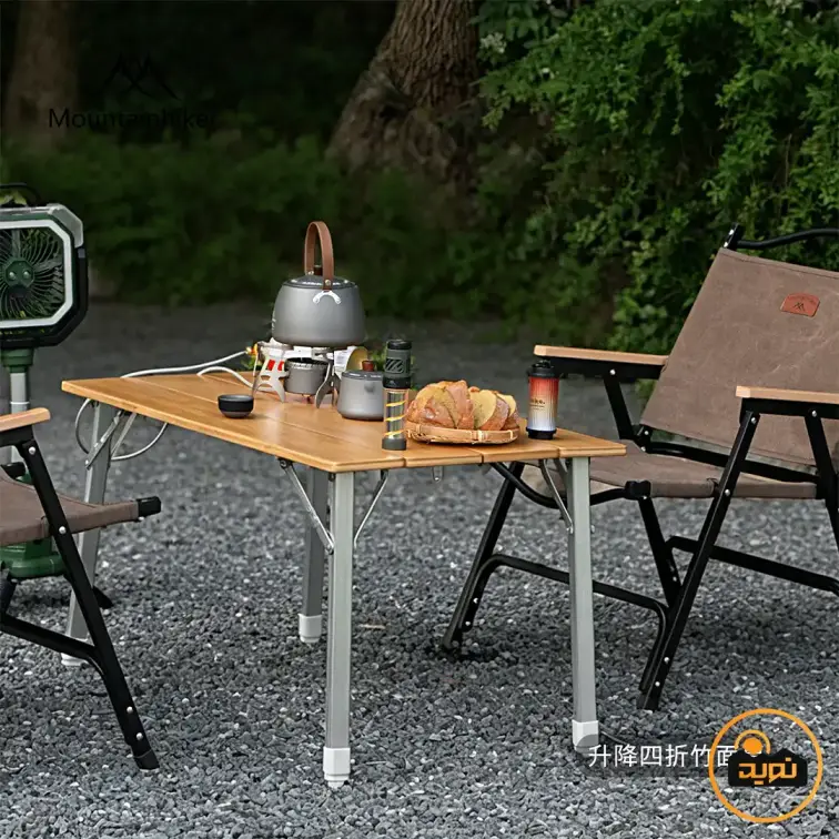 میز بامبو چهار نفره ماونتین هایکر مدل SZK1433