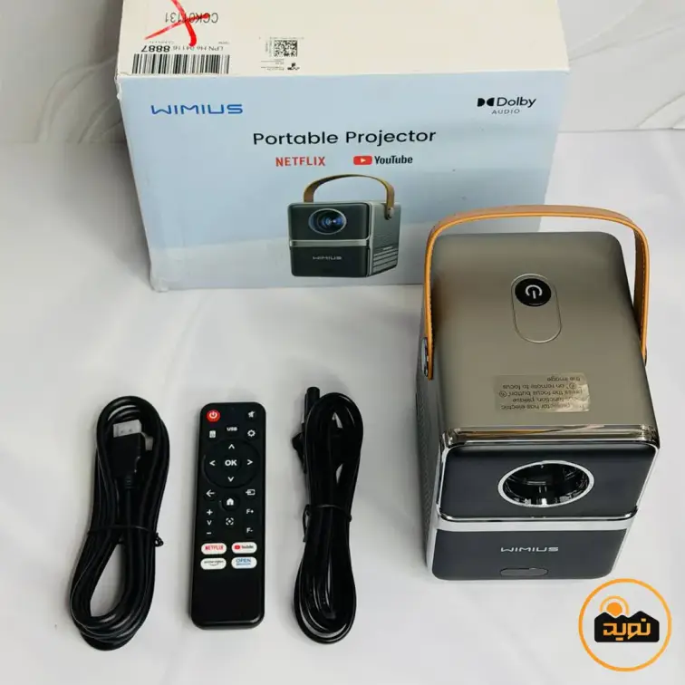 مینی ویدئو پروژکتور با کیفیت 1080P ویمیوس مدل P61 PRO