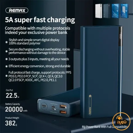 پاوربانک 20000 ریمکس مدل RPP-108