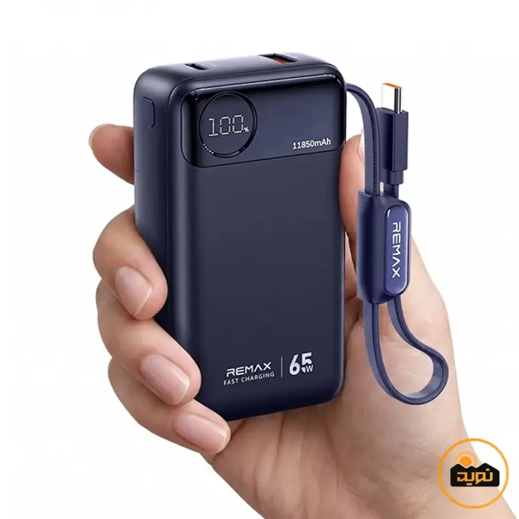 پاوربانک 11850 میلی آمپر ریمکس مدل T132