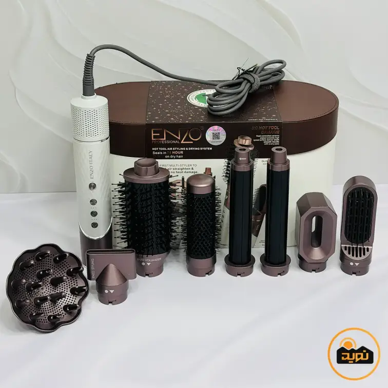 سشوار و استایلر چندکاره انزو مدل EN-755PRO