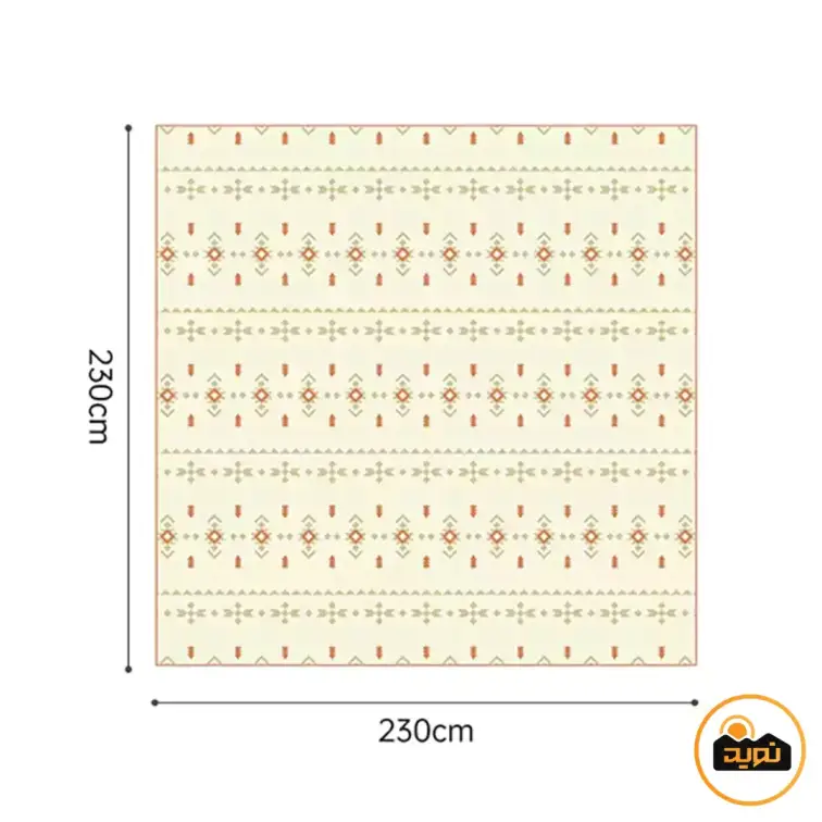 زیرانداز پیک نیک نیچرهایک مدل CNK2350WS010 طرح Sunshine Forest