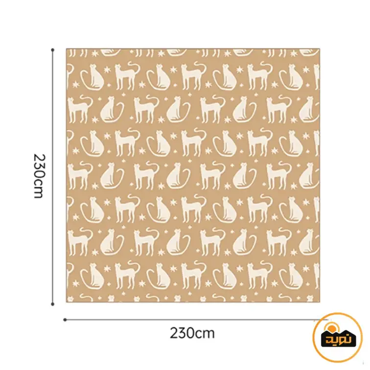 زیرانداز پیک نیک نیچرهایک مدل CNK2350WS010 طرح Cat Shadow
