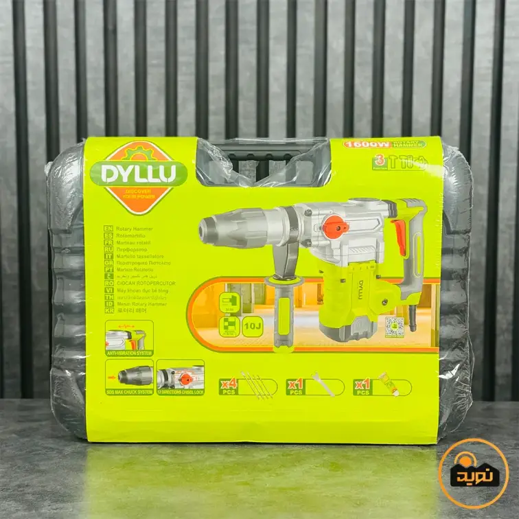 دریل بتن کن 1600 وات پنچ شیار دایلو مدل DTRH3D38