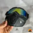 عینک نقابدار طوفان مخصوص موتورسواری ،دوچرخه ،کوهستان ، اسکی با استاندارد UV400