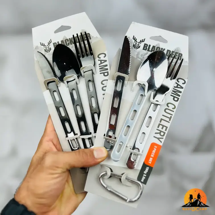 ست قاشق، چنگال و کارد استیل بلک دیر