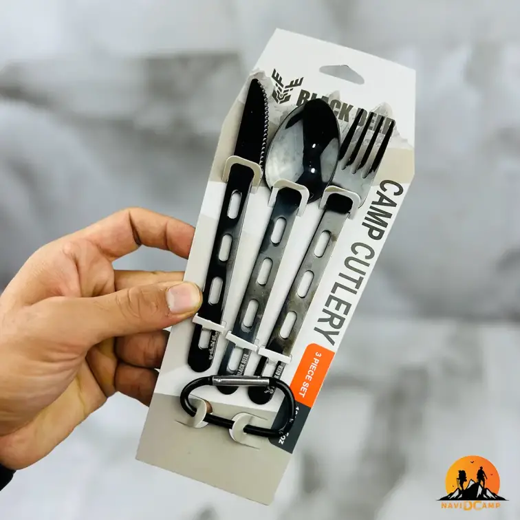 ست قاشق، چنگال و کارد استیل بلک دیر